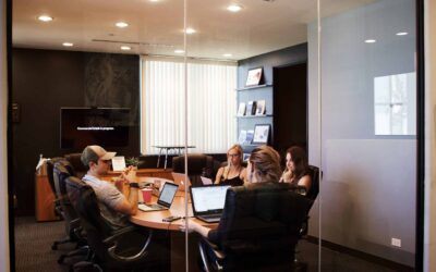 campaign creators sitting in a conference room