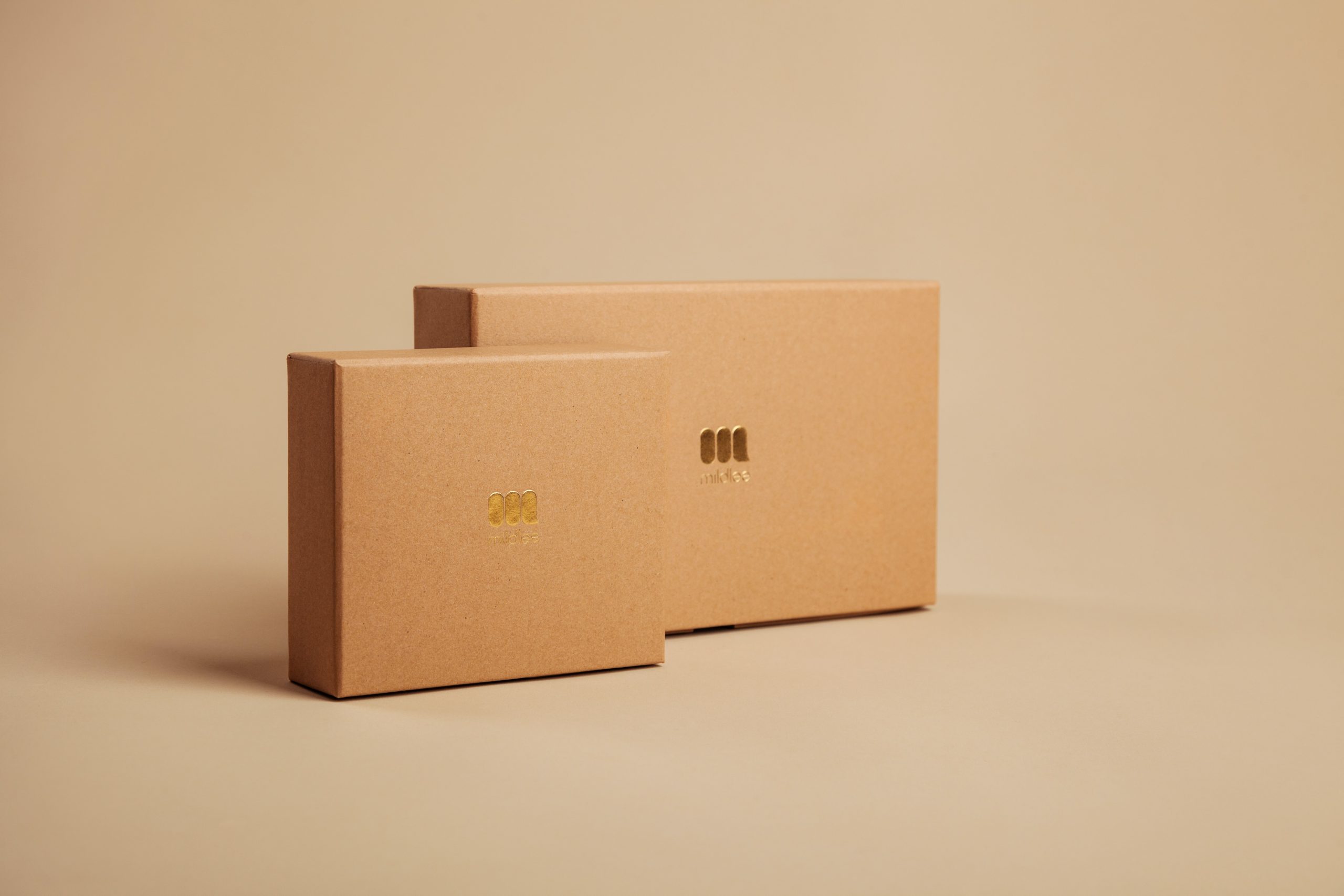 branded kraft shipping box