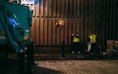 Recycling shipping boxes