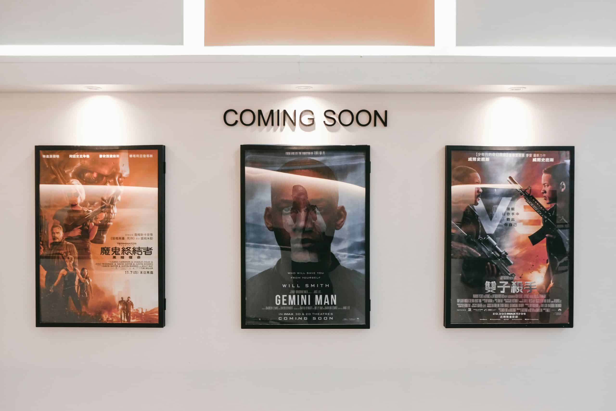 Three movie posters 