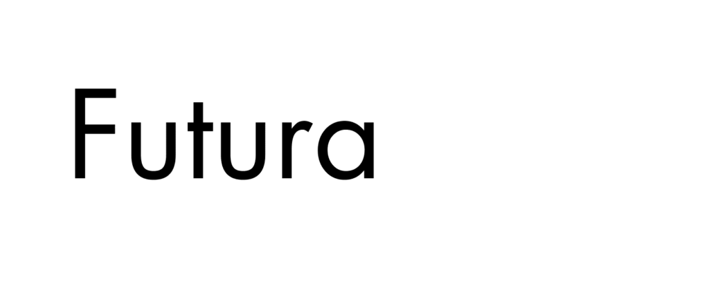 Futura font